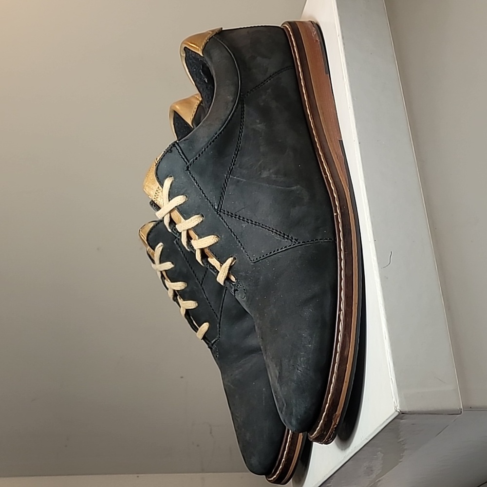 J.SHOES Pride blue gray nubuck leather shoes size 11M